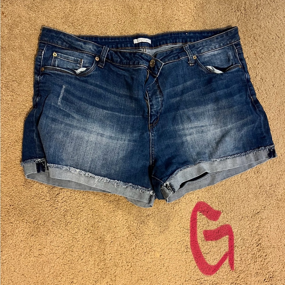 Denim Women's Shorts - STS Blue cuffed shorts from Stitch Fix